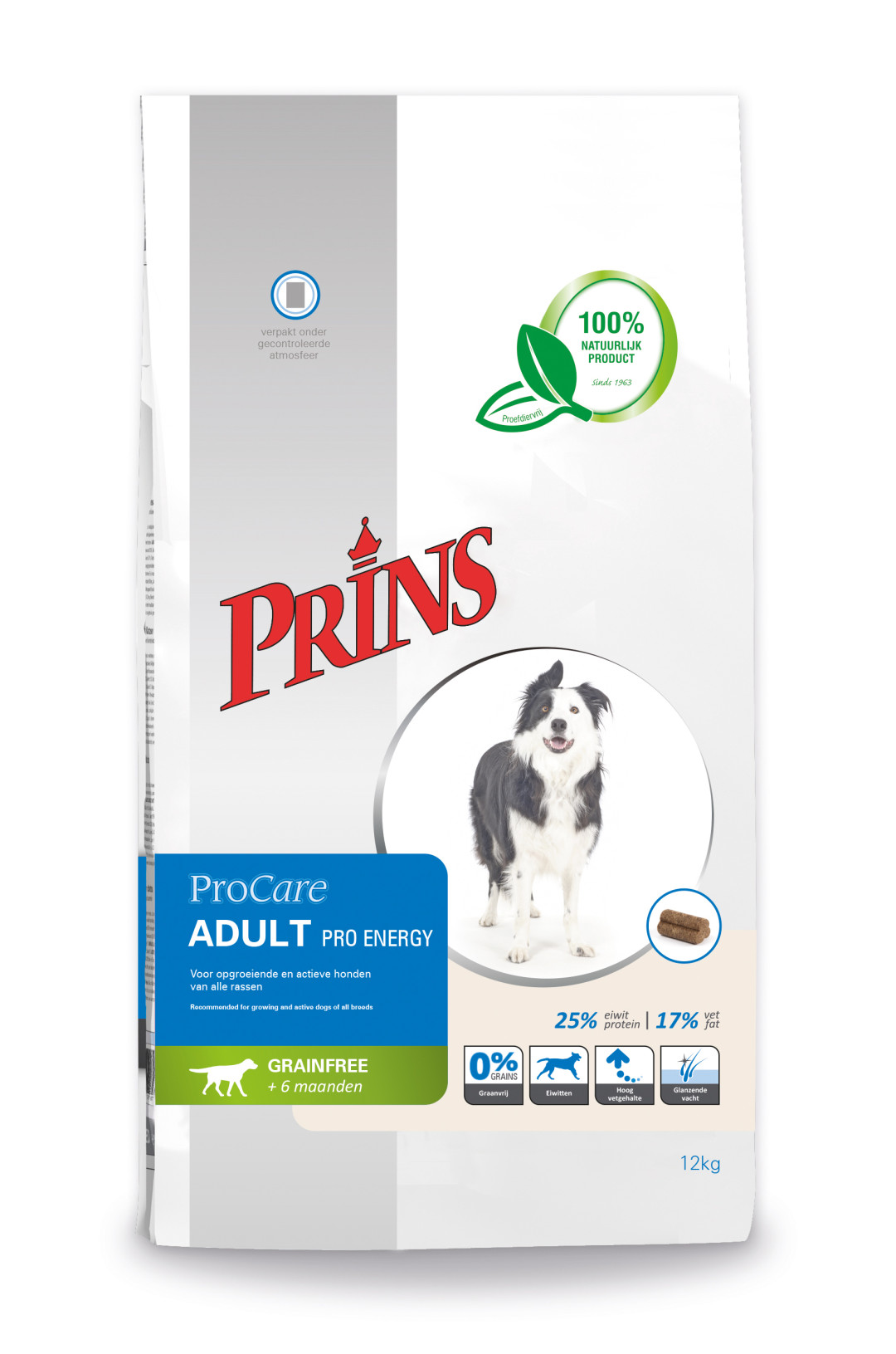 Prins hondenvoer Procare Grainfree Adult Pro Energy 3 kg